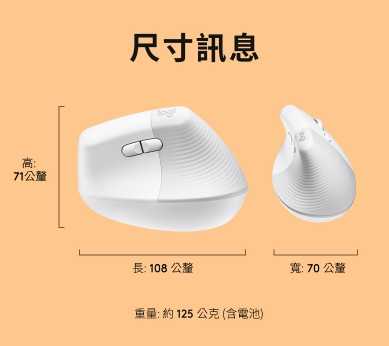 強強滾優選~羅技 LIFT人體工學垂直滑鼠-for Mac