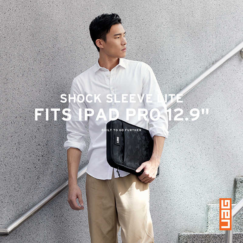 強強滾優選~ UAG iPad Pro 12.9吋（2020）耐衝擊保護套Lite-迷彩黑(UAG)