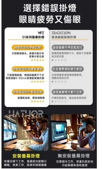 強強滾優選~視訊掛燈 USB非對稱光源視訊螢幕掛燈-旗艦款