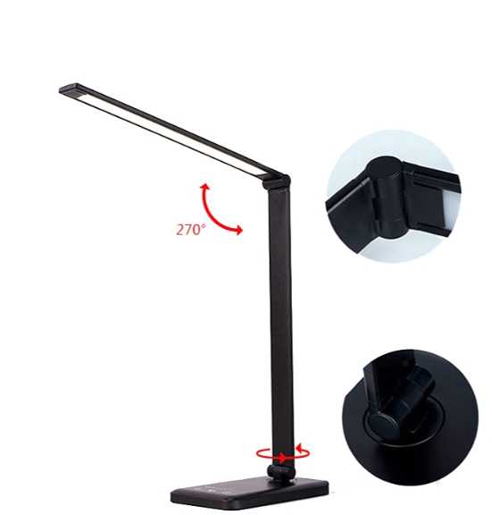 強強滾優選~【ikanolife】LED無線充電護眼檯燈_可調色溫光源_USB供電