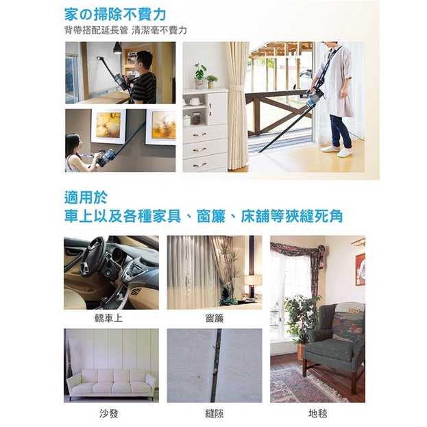 日本TWINBIRD 有限手持/斜背兩用吸塵器HC-EB51TW 黑藍搭