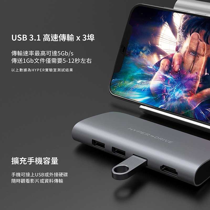 強強滾-HyperDrive 9-in-1 USB-C 集線器- 2色