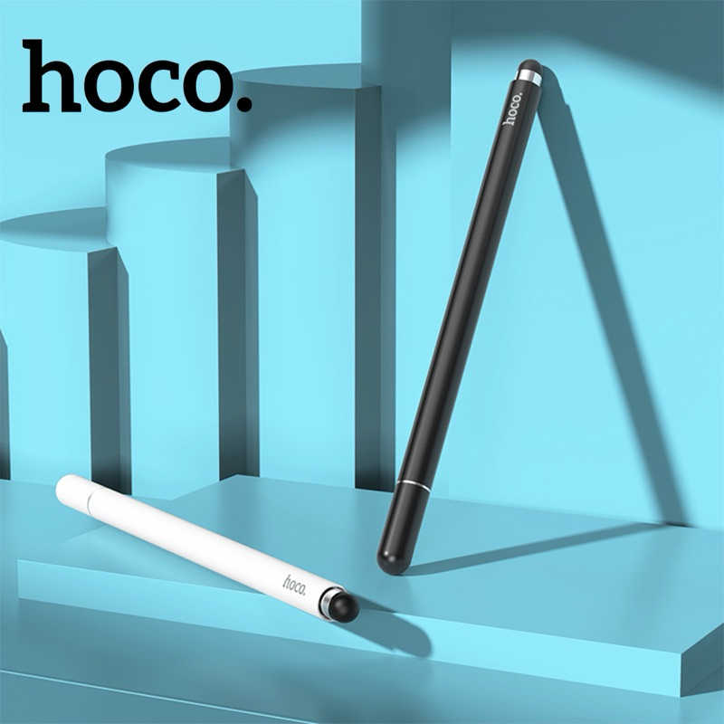 強強滾生活  【hoco. 浩酷】GM103 流暢系列被動式通用電容筆 / 觸控筆(黑/白)