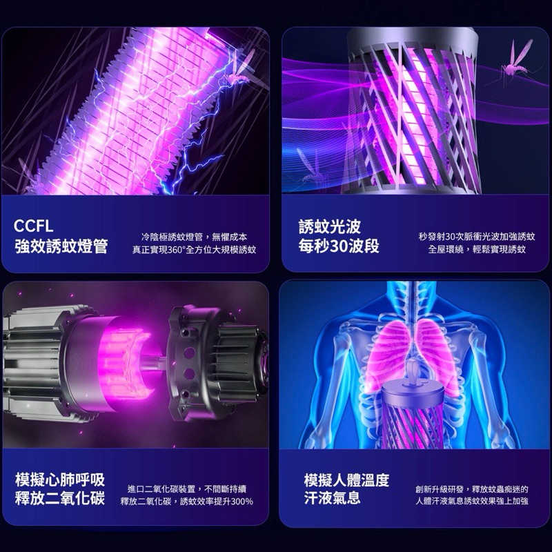 強強滾生活 UV紫光 超靜音殺菌 滅蚊燈