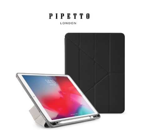 強強滾優強強滾優選~ PIPETTO iPad Air 10.5吋多角度多功能保護套(內建筆槽)-黑色