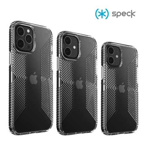 強強滾優選~ Speck iPhone 12系列Presidio Perfect-Clear Grip 透明防手滑防摔殼