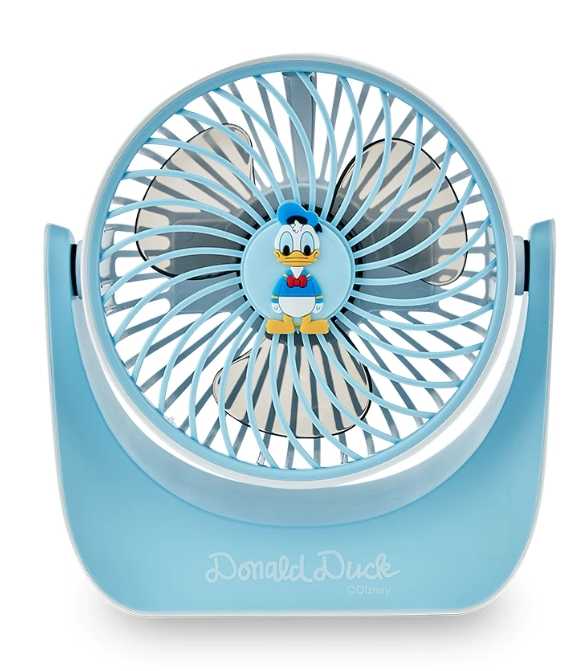 強強滾優選~【Disney 迪士尼】正版授權 呆萌DC 渦流風扇循環扇桌立風扇