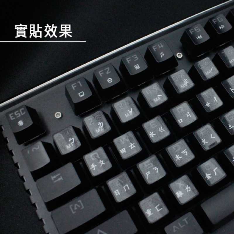 強強滾-FANTECH電競鍵盤專用中文輸入法貼紙
