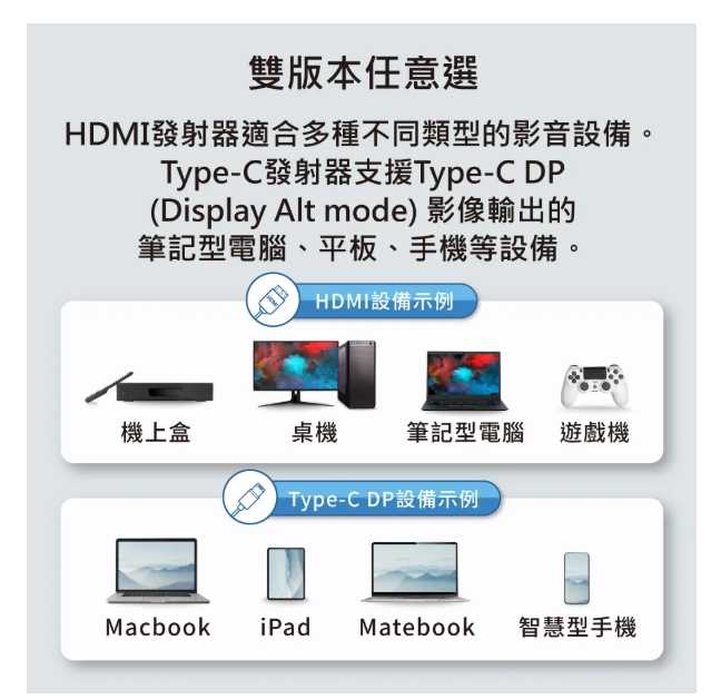 J~ GKI 耀麟國際EZCast Pocket 無線投影傳輸器套組(HDMI/TypeC雙版本)