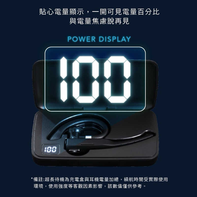 耳勾式左右可戴附充電倉 掛耳式商務藍牙耳機 藍牙5.1 耳掛式 goshop