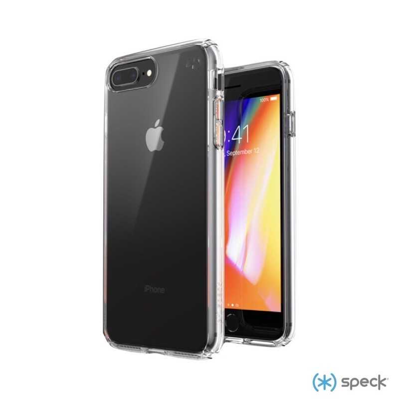 強強滾-iPhone 8/7Plus PresidioPerfect-Clear抗菌透明防摔殼(4米防摔)