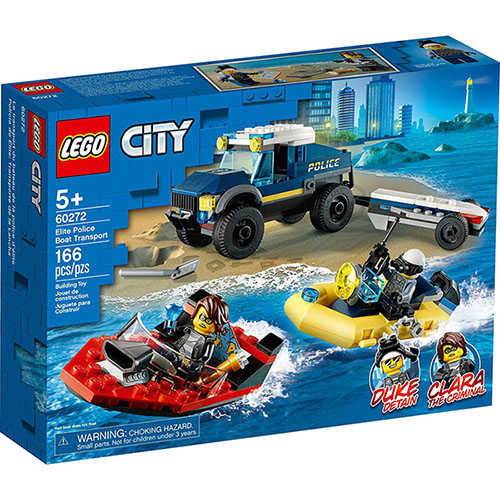 樂高積木 LEGO《 LT60272 》 City 城市系列 - 特警船隻運輸組