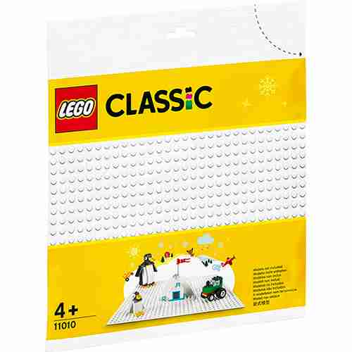 樂高積木 LEGO《 LT11010 》Classic 基本顆粒系列-White Baseplate