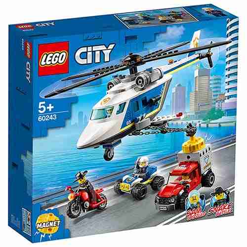樂高積木 LEGO《 LT60243 》City 城市系列 -警察直升機追擊戰