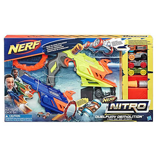 《 NERF 樂活打擊 》NERF NITRO極限射速賽車特技對抗發射組(4)