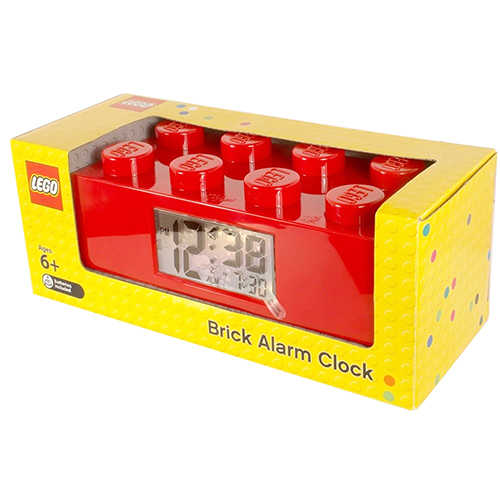 《樂高積木 LEGO 》樂高經典積木鬧鐘系列-鮮紅