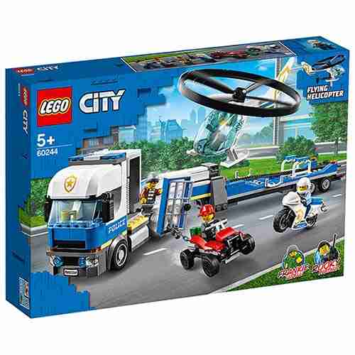 樂高積木 LEGO《 LT60244 》City 城市系列 -Police Helicopter Transport