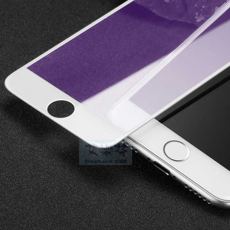 紫藍光 i6s i7 i8 Plus iPhone X Xs 11 Pro Max XR 滿版保護貼