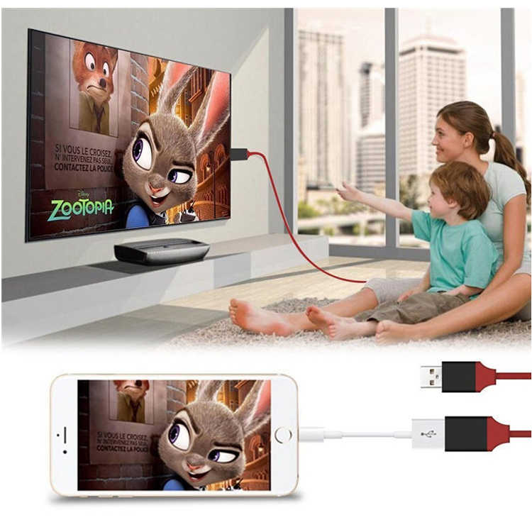 MHL HDMI轉接線 共用 USB母座接口 充電 手機接電視 電視線 安卓 IPHONE 都可用