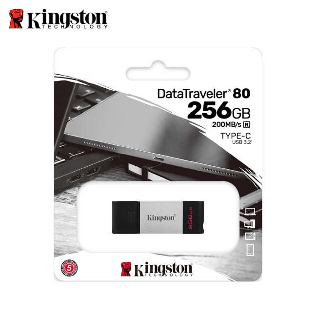 Kingston 金士頓 DataTraveler80 256G USB Type-C 高速隨身碟