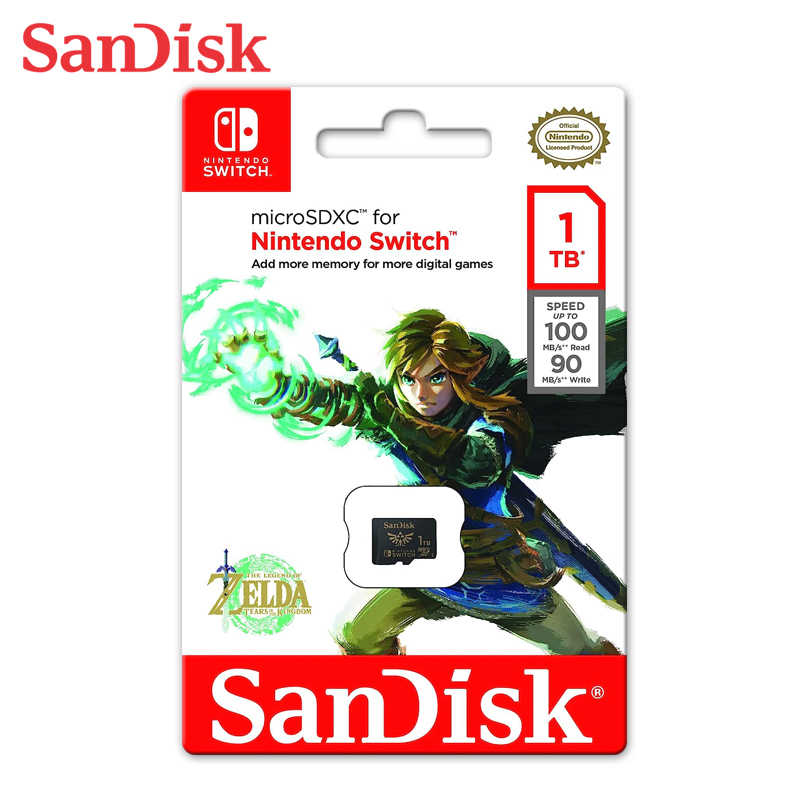 SanDisk 1TB microSDXC UHS-I 任天堂Switch專用記憶卡薩爾達大容量公司