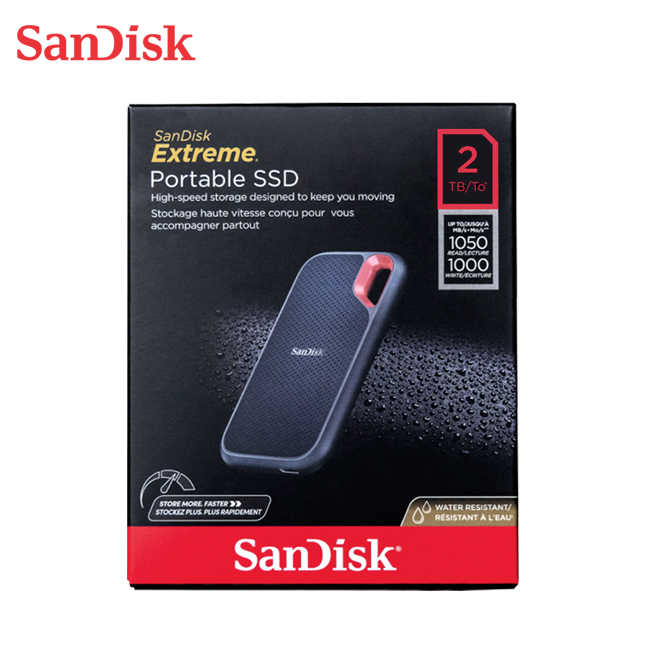 SanDisk EXTREME 2TB 行動固態硬碟 PORTABLE SSD E61