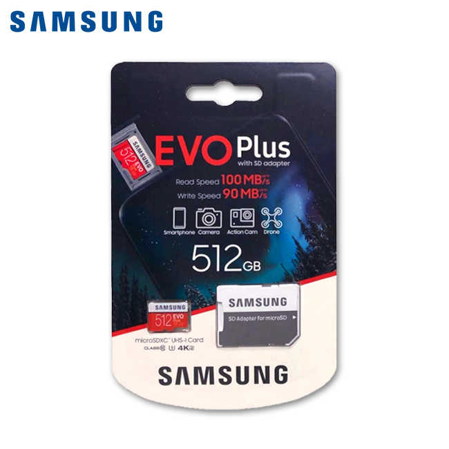 三星 SAMSUNG microSD EVO Plus 512G C10 UHS-I 高速記憶卡 動物之森 switch