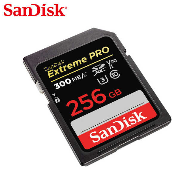 SANDISK 晟碟 Extreme PRO SDXC 256G UHS-II U3 V90 高速 相機記憶卡 大卡