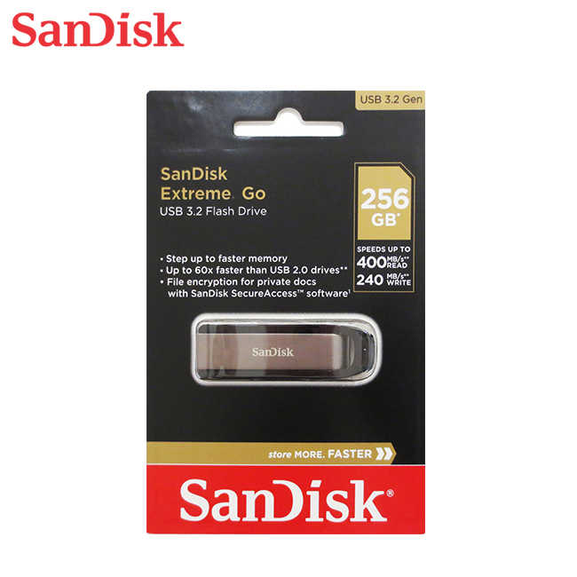 SanDisk CZ810 256GB USB 3.2 高速隨身碟 Extreme Go