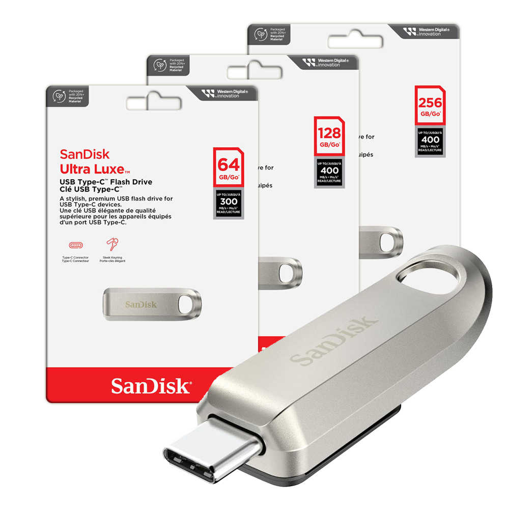 SANDISK Ultra Luxe CZ75 256G USB Type-C 高速 隨身碟