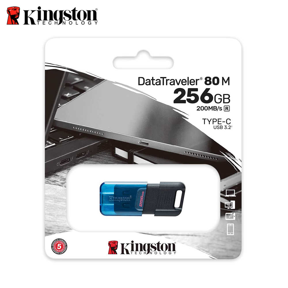 金士頓 公司貨 DataTraveler 80 M USB-C USB 3.2 高速 隨身碟 256G Type-C