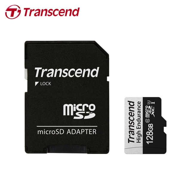 創見 Transcend 350V 高耐用 行車紀錄器適用 microSD High Enduran記憶卡 128G