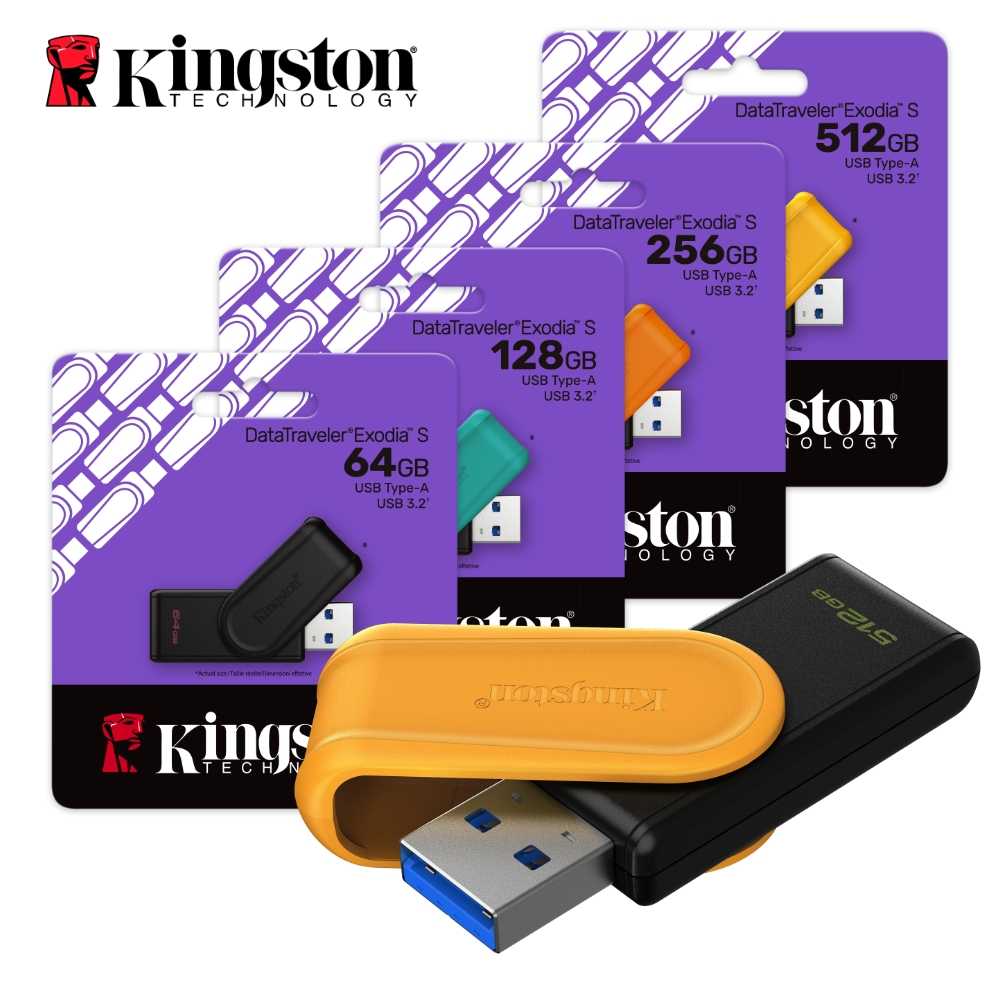 Kingston 64G 128G 256G 512G DataTraveler Exodia S USB3.2 隨身碟