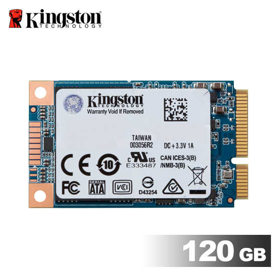 Kingston 金士頓 120GB SSD  2.5吋 mSATA 固態 讀取520MB/s SA500MS