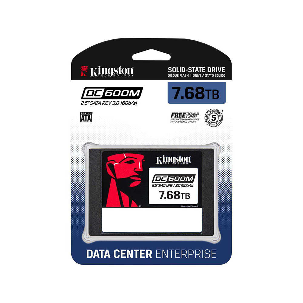 Kingston 金士頓 DC600M 7.68TB 2.5吋 SATA 企業級 SSD 固態硬碟 臺灣代理商公司貨