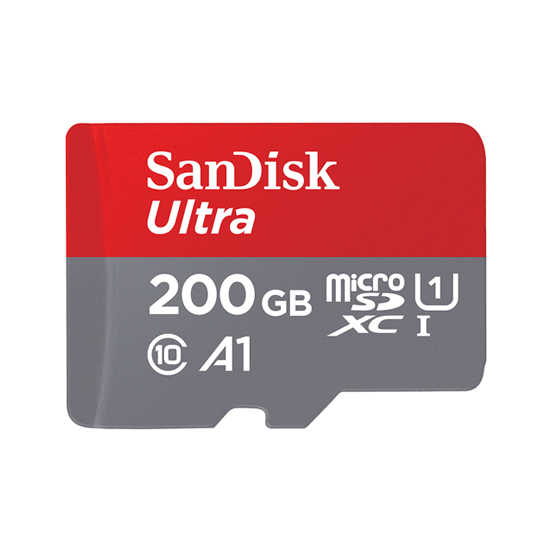 SANDISK Ultra 200G microSDXC C10 A1 UHS-I 傳輸速度100MB/s記憶卡