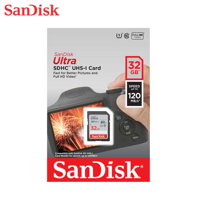 新款！速度再升級 SANDISK 32GB SD Class10 UHS-I 記憶卡