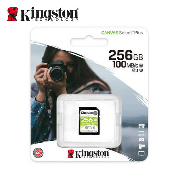 【公司貨】金士頓 Canvas Select Plus SDXC 256GB 相機記憶卡