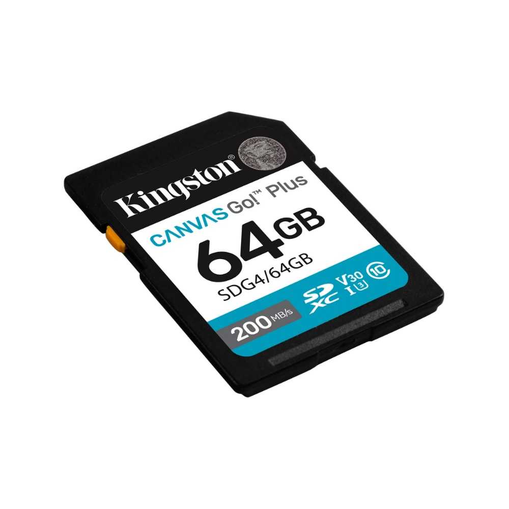 Kingston【64G】SDG4 Canvas Go!Plus SDXC 相機記憶卡 U3 V30 200MB/s