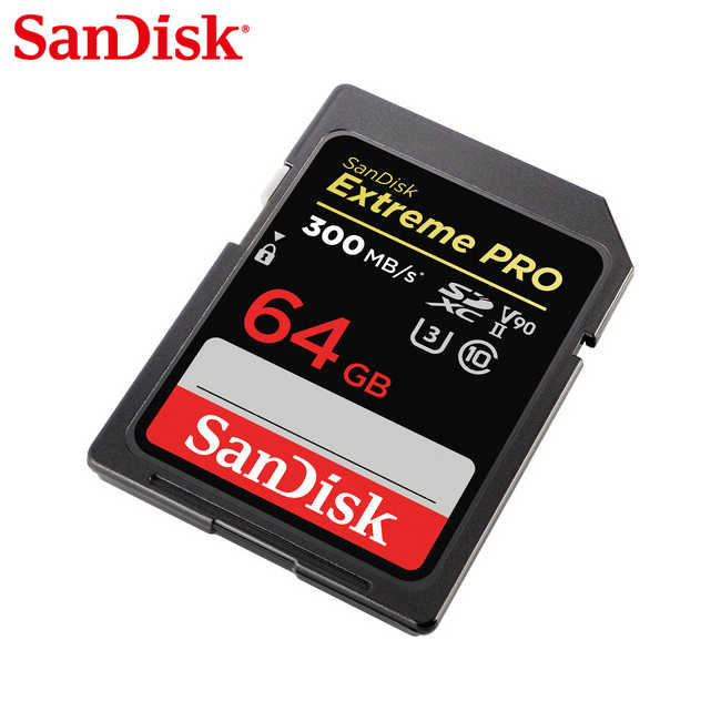 SanDisk 晟碟 Extreme PRO SDXC 64G UHS-II U3 V90 高速 相機記憶卡 專業攝影