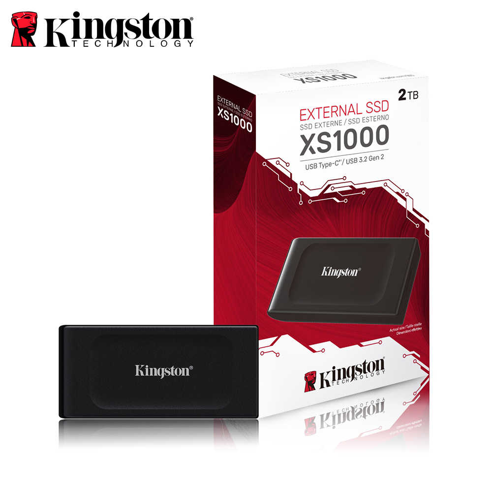 金士頓 XS1000 2TB USB 3.2 Gen 2 外接式 高速 行動固態硬碟 Portable SSD