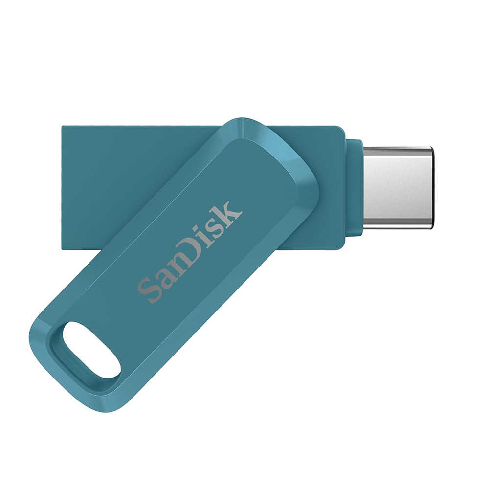 SanDisk OTG TYPE-C 64GB 旋轉隨身碟 DDC3 最高150mb/s 海灣藍 新色