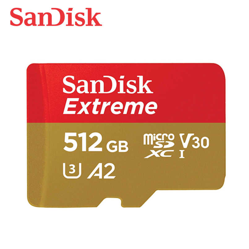 SanDisk 512G Extreme A2 V30 U3 記憶卡 microSD UHS-I 傳輸速度190MB