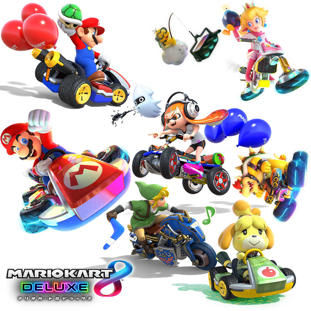 任天堂 NS Switch 瑪利歐賽車8 豪華版 DLC 中文版 遊戲片 瑪利歐 動物森友會 公司貨 派對必備