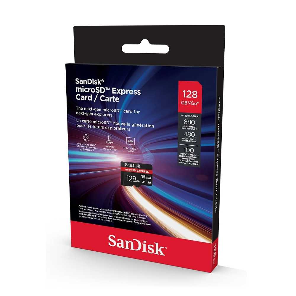 SanDisk EXPRESS 128G microSD A2 U3 UHS-I SWITCH2 NS2 專用 記憶卡