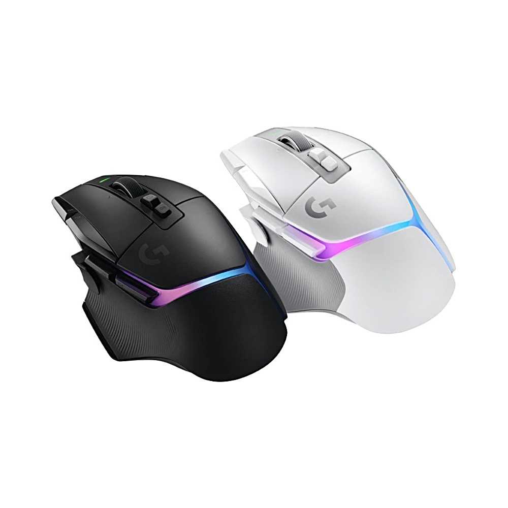 Logitech G 羅技 G502 X PLUS LIGHTSPEED 炫光 高效能無線電競滑鼠 岩石黑/皓月白