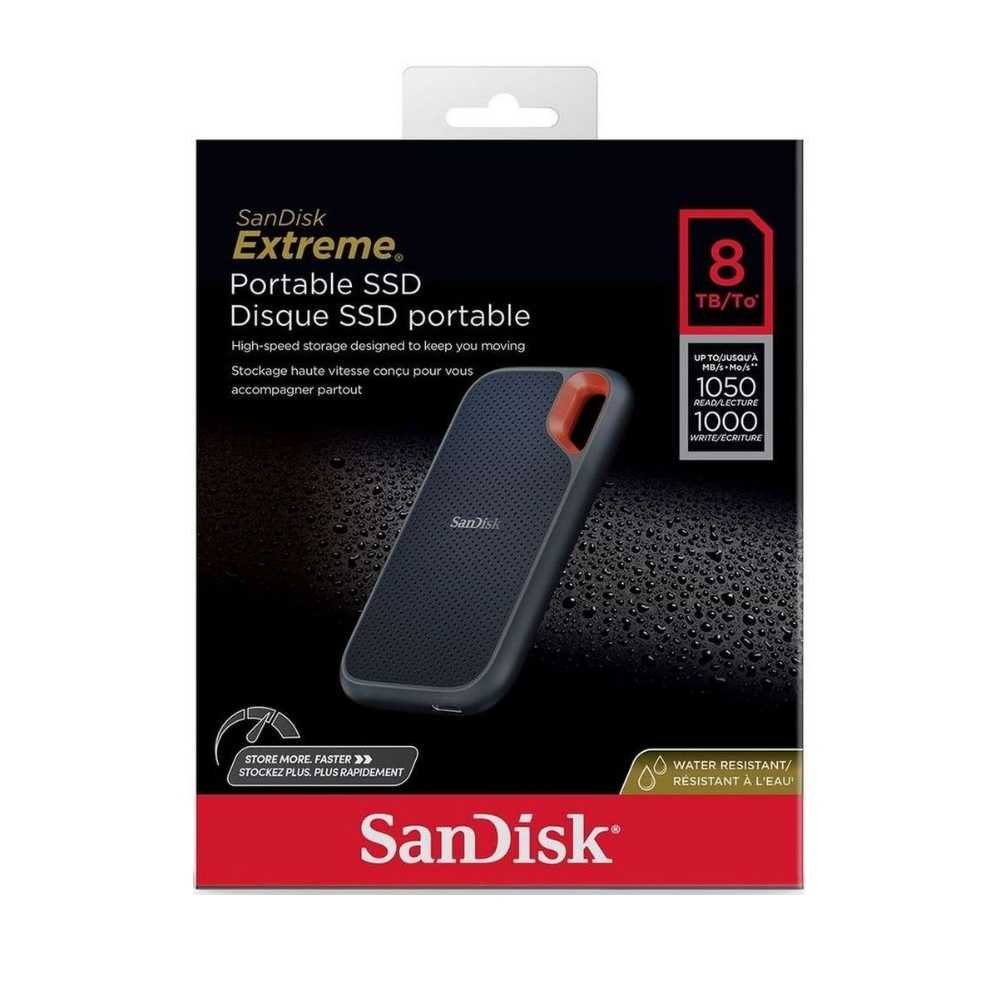 SanDisk Extreme 8TB 行動固態硬碟 USB 3.2 PORTABLE SSD E61