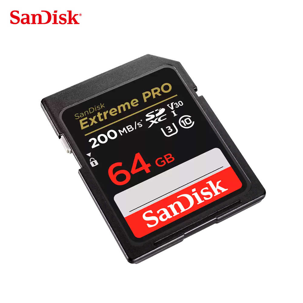 新款 SANDISK 64G V30 Extreme PRO SDXC U3 200MB 專業攝影 高速記憶卡