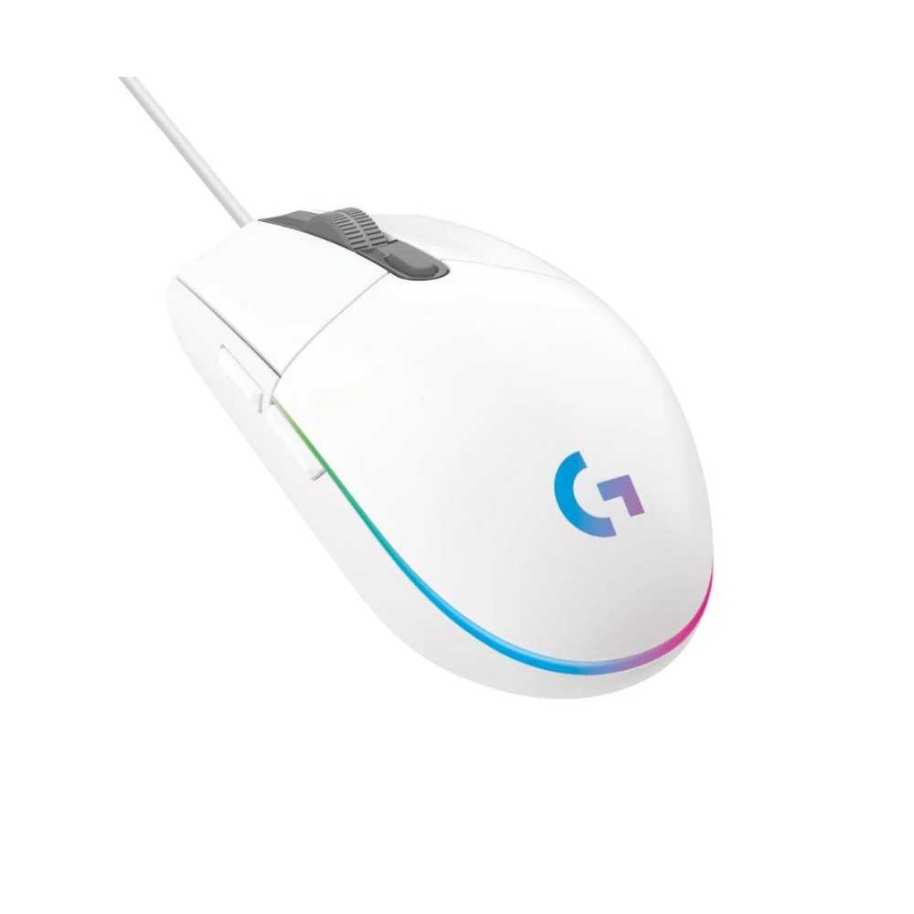 Logitech 羅技 G102 LIGHTSYNC RGB 6 鍵 炫彩遊戲滑鼠 有線 黑/白/藍/紫色
