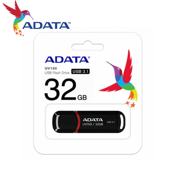 ADATA 威剛 UV150 32GB USB3.1 黑色 高速隨身碟